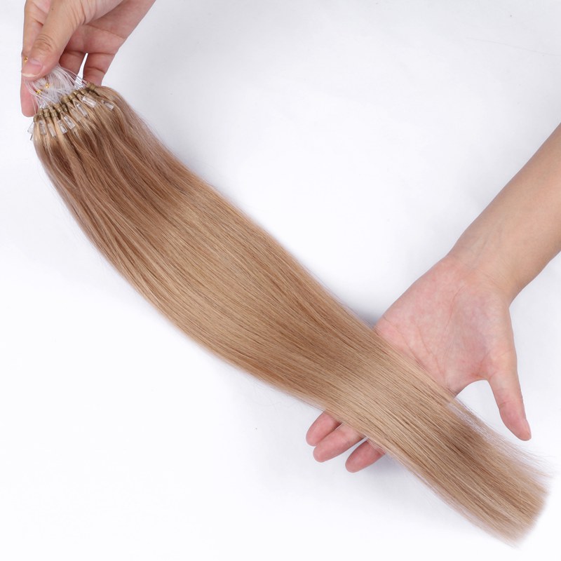 High Quality 12A Grade Honey Blonde Remy Micro Loop Hair Extensions Virgin Remy Hair Extensions